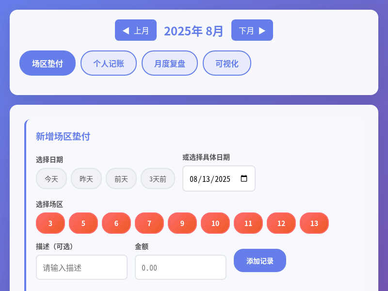 公司及个人记账本