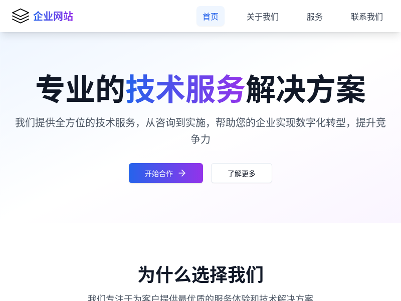 现代化网站项目