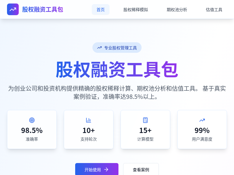 股权融资工具包
