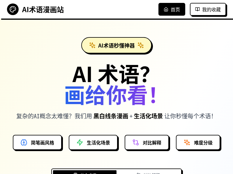 AI术语漫画图解站