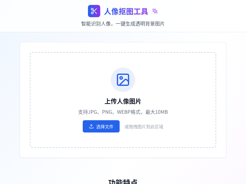人像抠图工具【水哥创意赛】