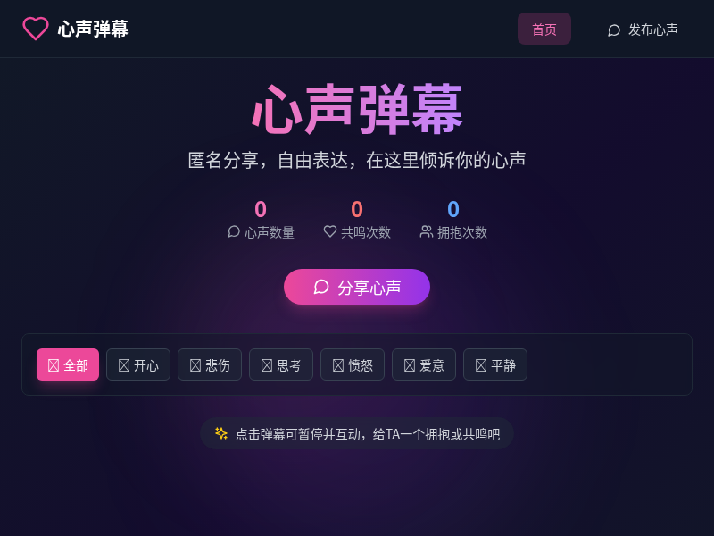心声弹幕【水哥创意赛】