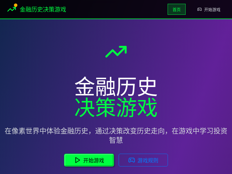 金融历史决策游戏