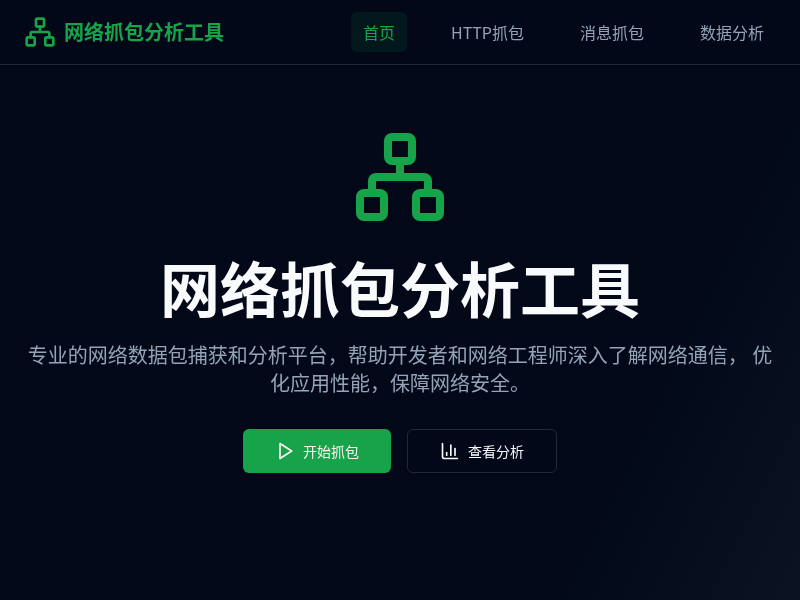 网络抓包分析工具