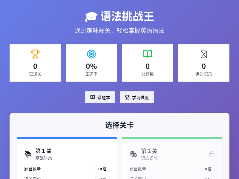 语法挑战王