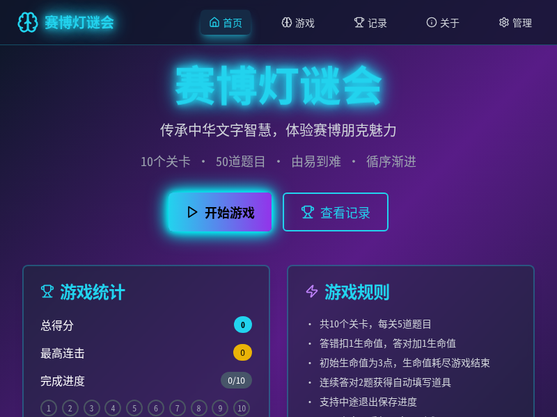 赛博灯谜会