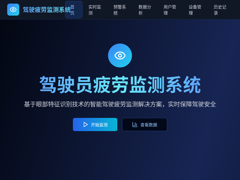 驾驶员眼部特征识别驾驶疲劳监测软件