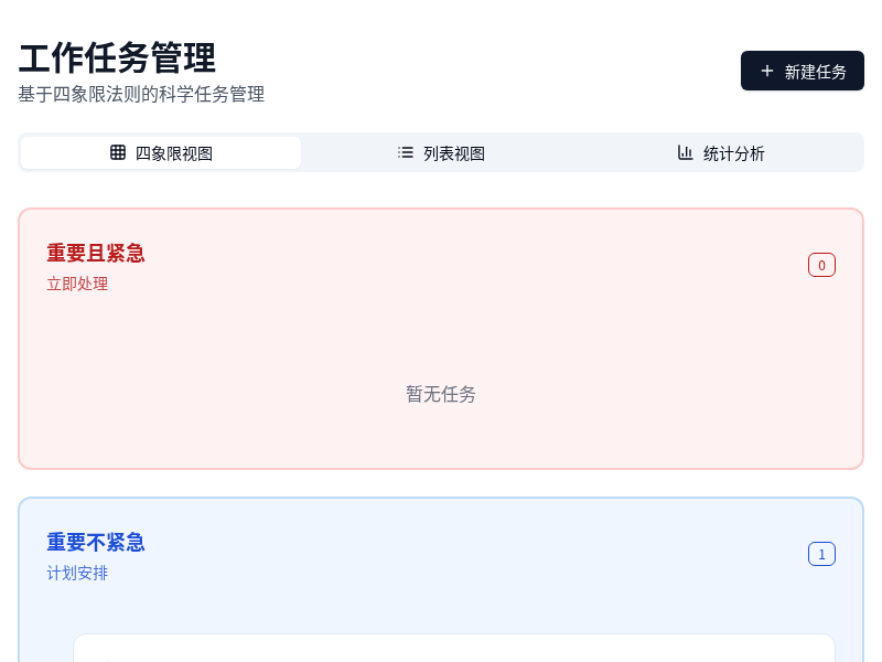 四象限任务管理器