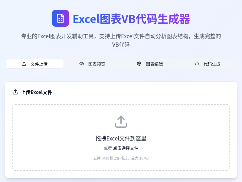 Excel图表VB代码生成器