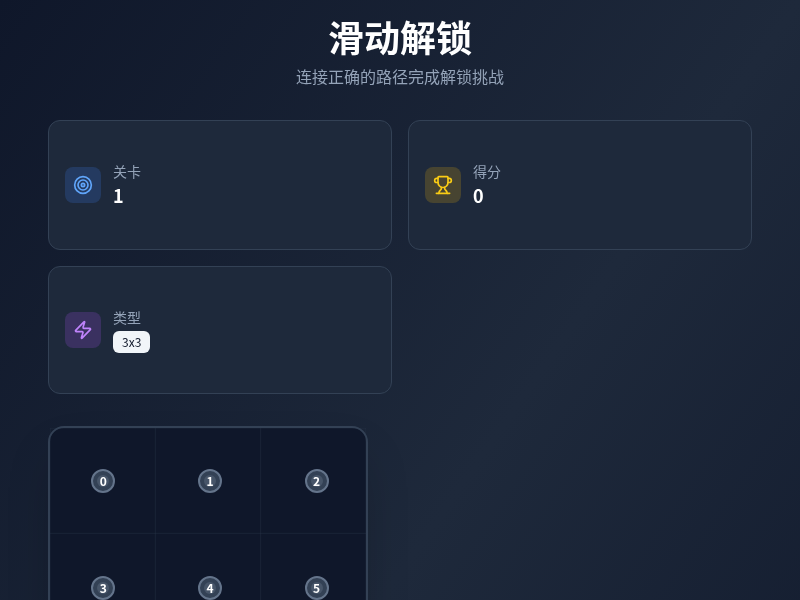 滑动解锁