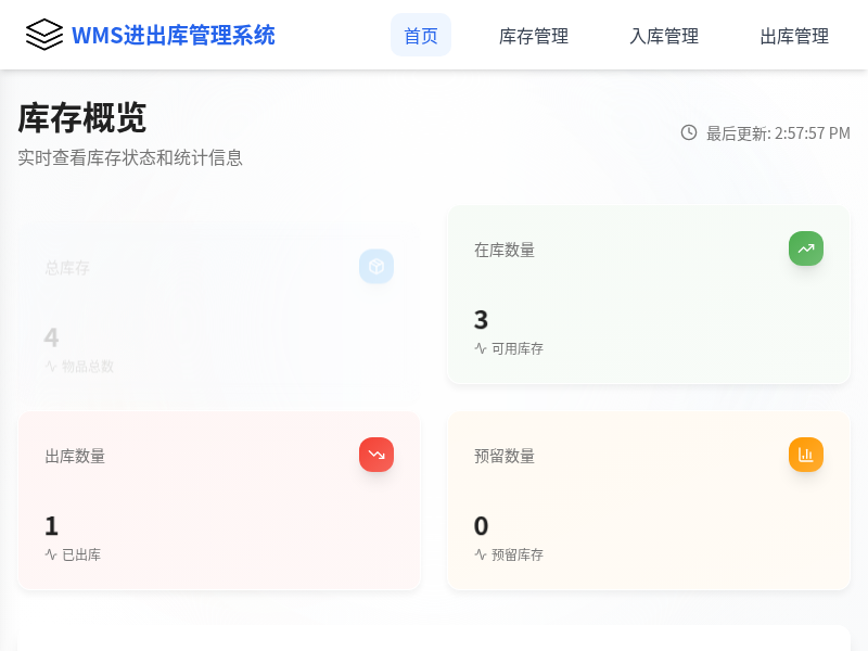 【米乐】WMS进出库管理系统（公开版）