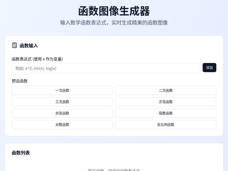 函数图像生成器