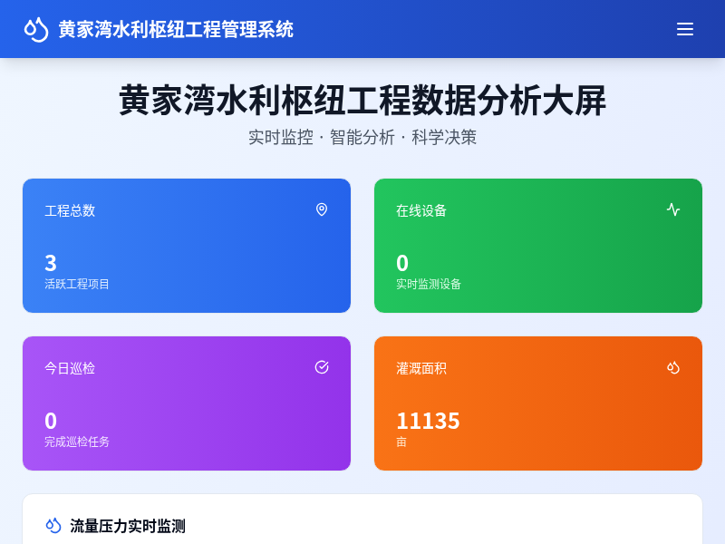 水利枢纽工程综合信息化管理系统