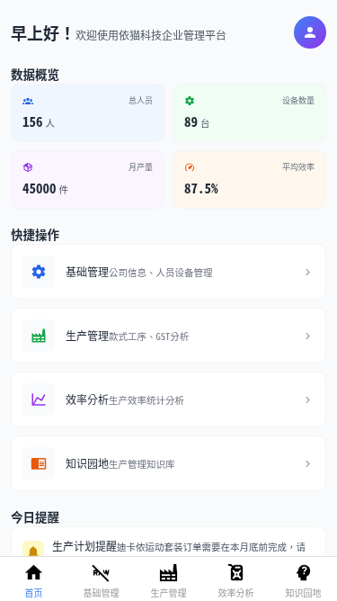 依猫科技企业管理平台