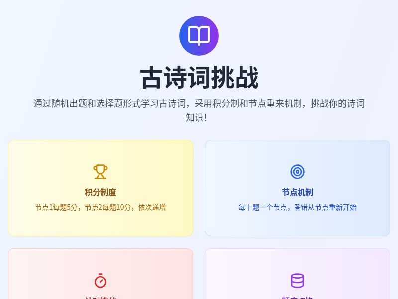 古诗词挑战