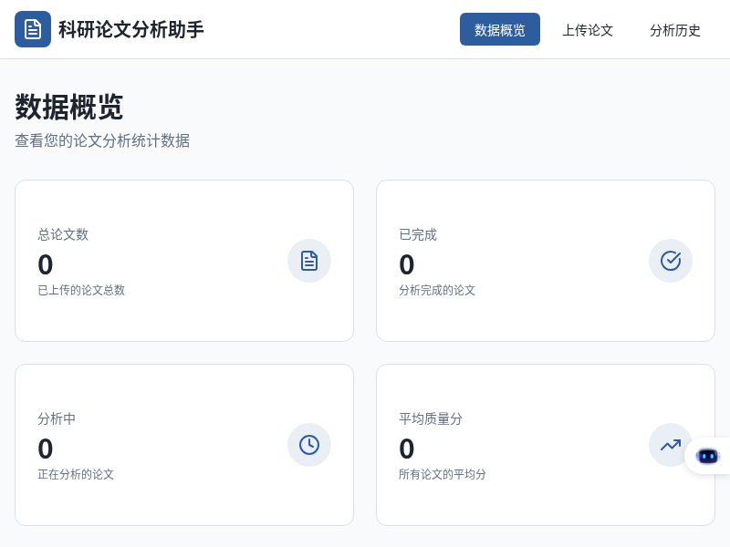 科研论文分析助手